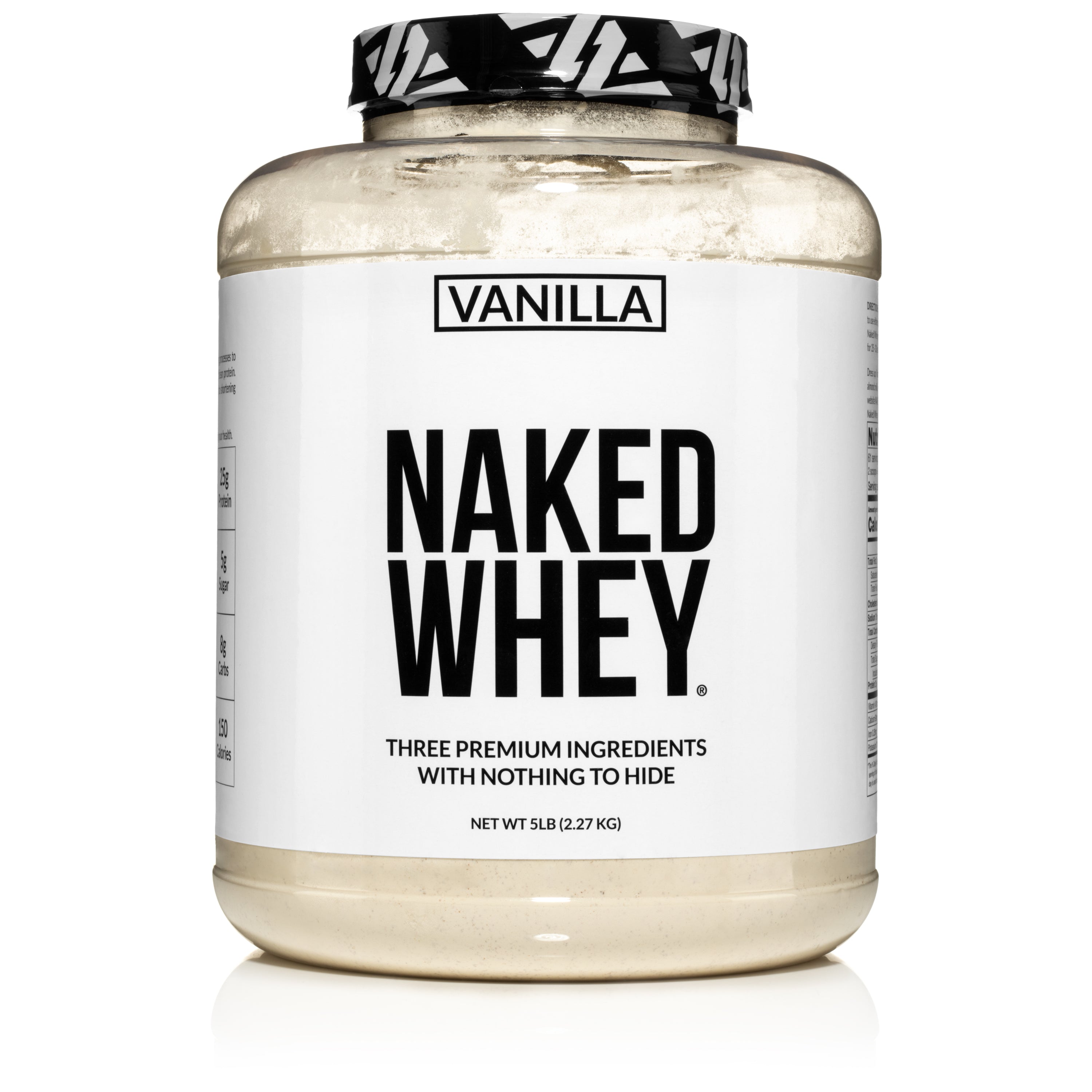 Vanilla Whey Protein Powder | Naked Vanilla Whey - 5lb